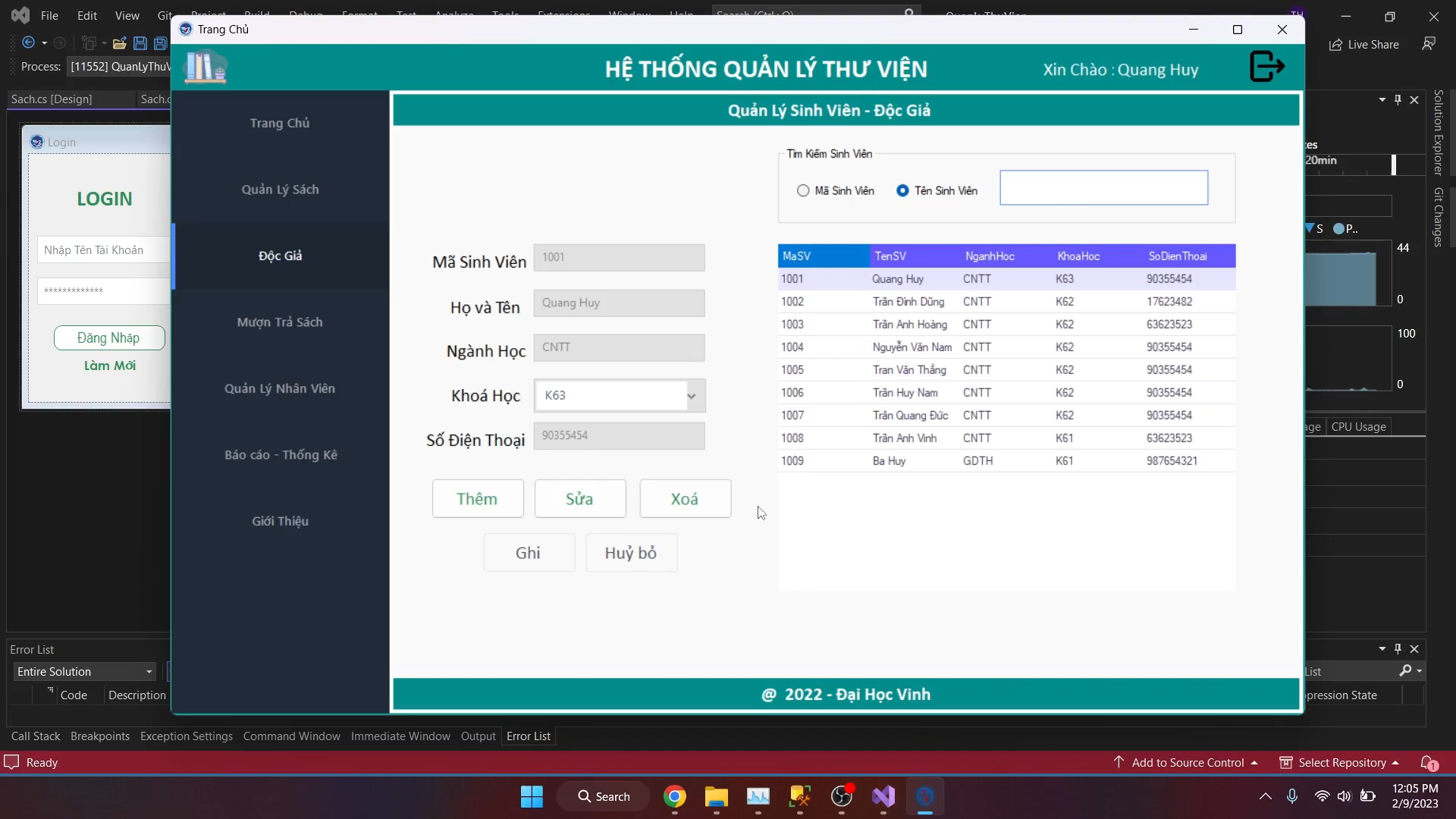 Winform Game Login Source Code Phần mềm winform - Quản lý thư viện có báo cáo - Sàn giao dịch source ...