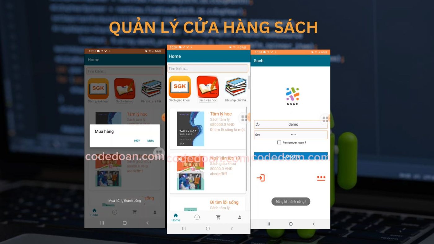 Java Ban She App bán bán sách đơn giản - java sqlite - Sàn giao dịch source code ...