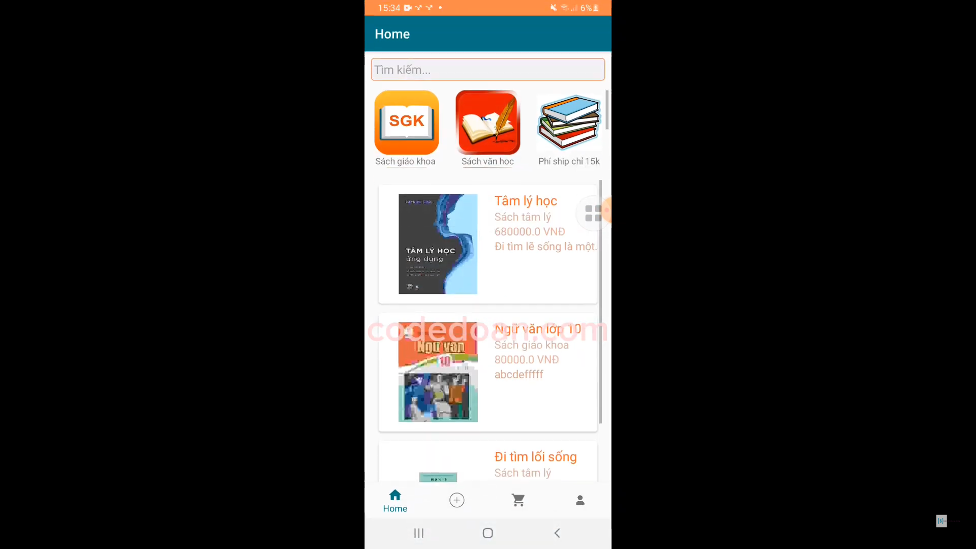 Java Ban She App bán bán sách đơn giản - java sqlite - Sàn giao dịch source code ...