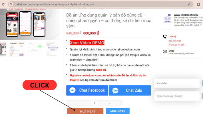 Mua code đồ án giảm giá