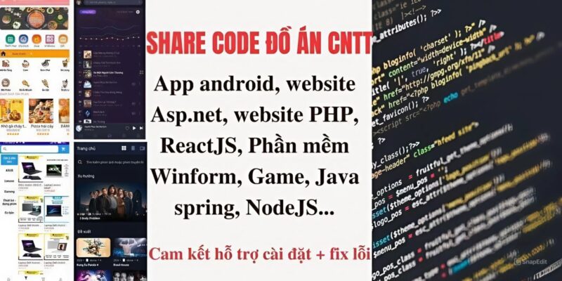 Dịch vụ code thuê – làm báo cáo môn học