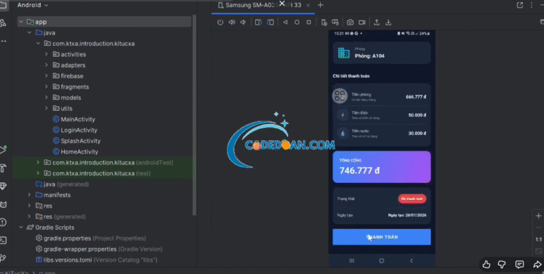 Website + App di động [Ứng dụng quản lý ký túc xá]