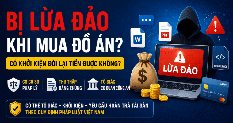 Bị lừa đảo khi mua đồ án