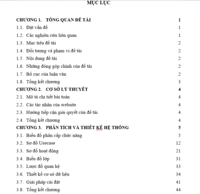 Download 10+ Mẫu Khung Báo Cáo Đồ Án CNTT Chuẩn Word