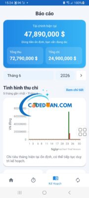 Ứng Dụng Thu Chi Tích Hợp AI