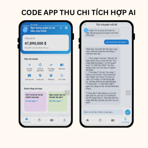 Ứng Dụng Thu Chi Tích Hợp AI