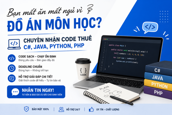 Hỗ trợ làm đồ án CNTT