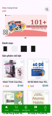 Code App Kotlin Cửa Hàng Bán Sách