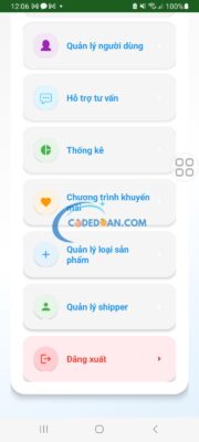 App android quản lý bán hàng Tạp Hóa