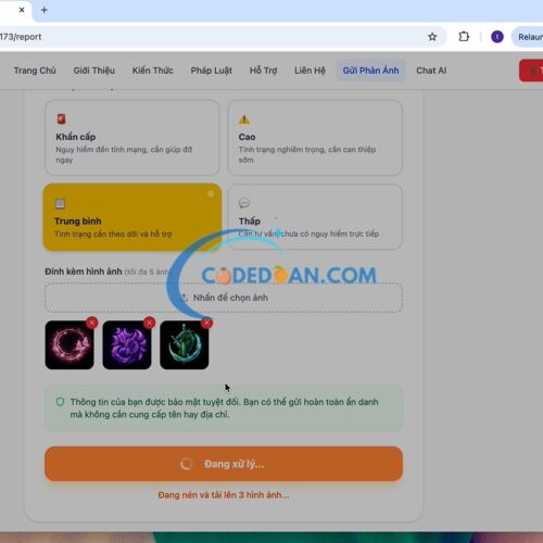 Code Website ReactJS Phòng Chống Bạo Lực Gia Đình