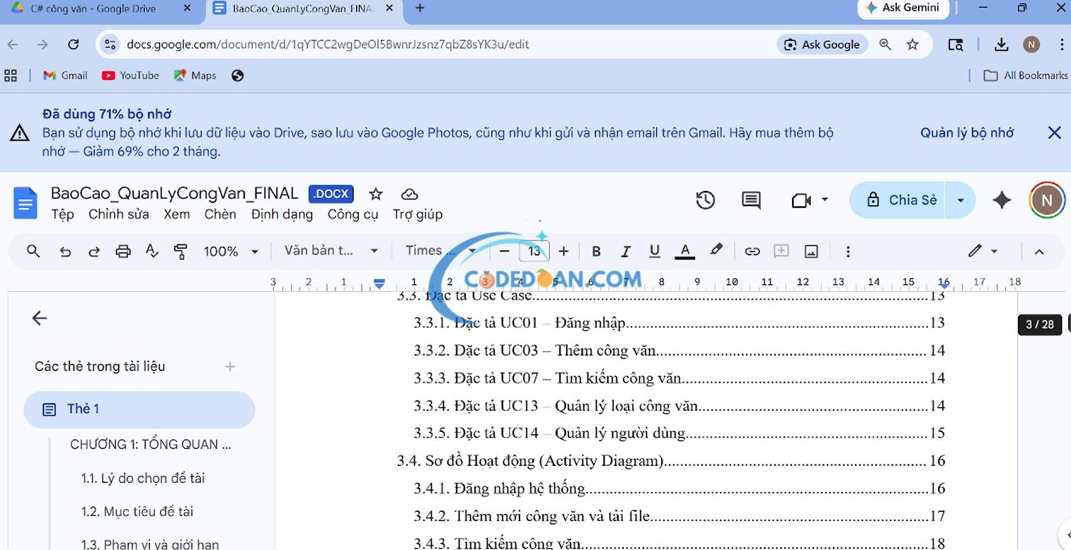 Project Winform phần mềm quản lý công văn