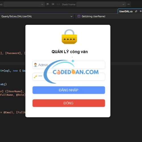 Project Winform phần mềm quản lý công văn